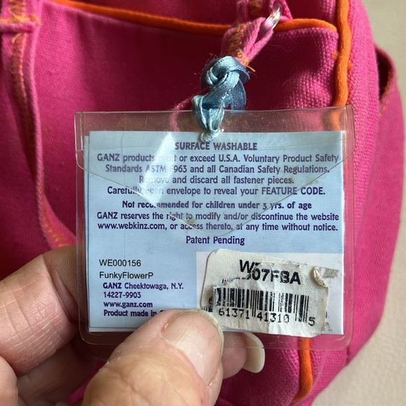 Webkinz Poofy Poodle & plush pet carrier New Unused Code - Picture 8 of 9